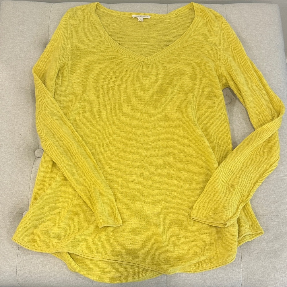 Eileen Fisher Sunny Yellow Long Sleeve Top